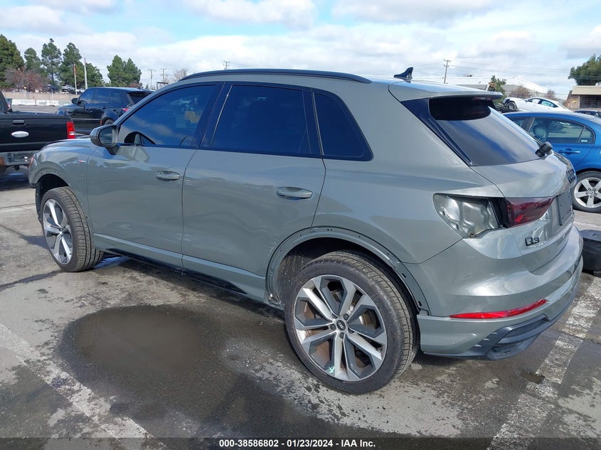 VIN WA1DECF32M1040385 2021 AUDI Q3 PREMIUM 45 TFSI S LINE QUATTRO TIPTRONIC