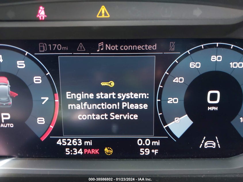VIN WA1DECF32M1040385 2021 AUDI Q3 PREMIUM 45 TFSI S LINE QUATTRO TIPTRONIC