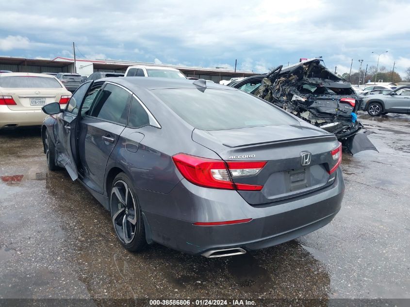 2018 HONDA ACCORD SPORT - 1HGCV1F33JA263618
