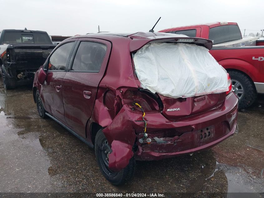 VIN ML32A3HJ5LH000931 2020 MITSUBISHI MIRAGE ES