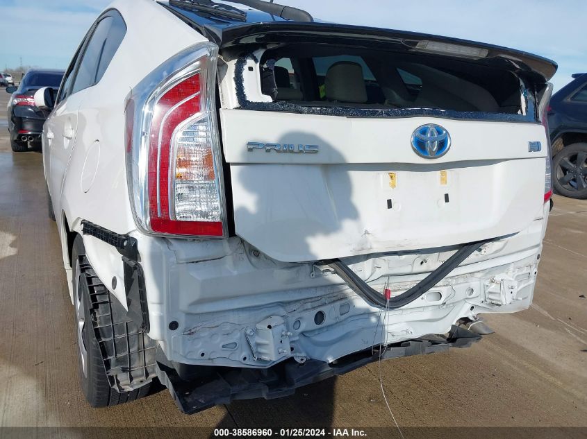 2013 TOYOTA PRIUS - JTDKN3DUXD5540974