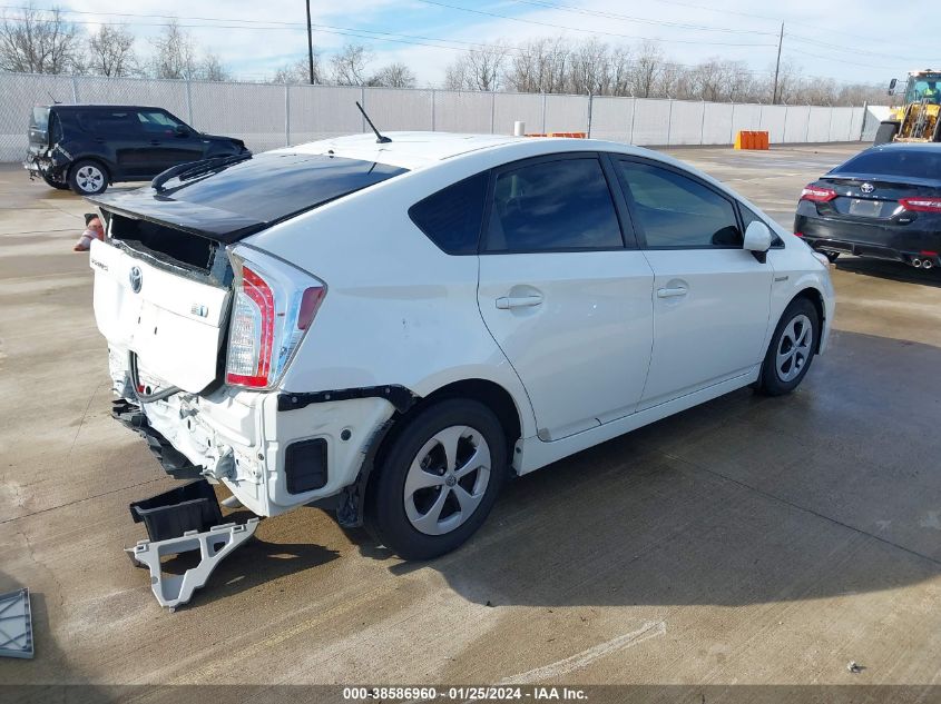 2013 TOYOTA PRIUS - JTDKN3DUXD5540974