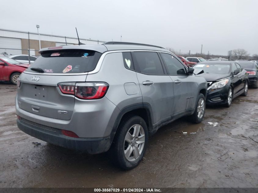 2022 JEEP COMPASS LATITUDE - 3C4NJDBB7NT128545