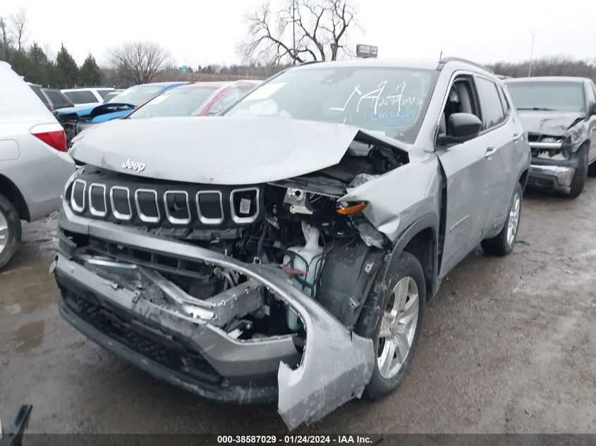 2022 JEEP COMPASS LATITUDE - 3C4NJDBB7NT128545