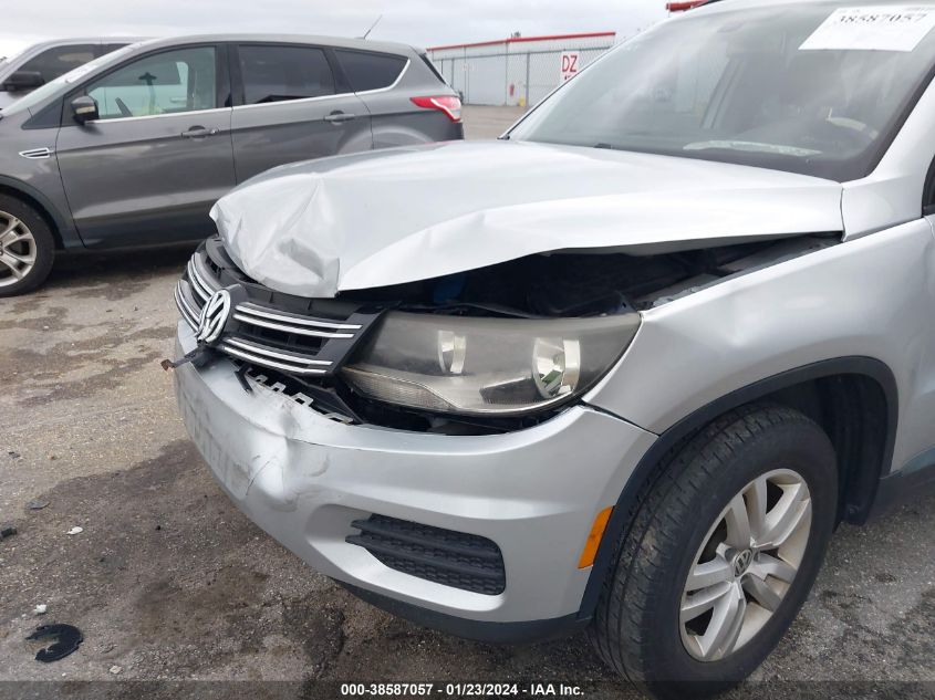 2016 VOLKSWAGEN TIGUAN S - WVGAV7AX5GW030740