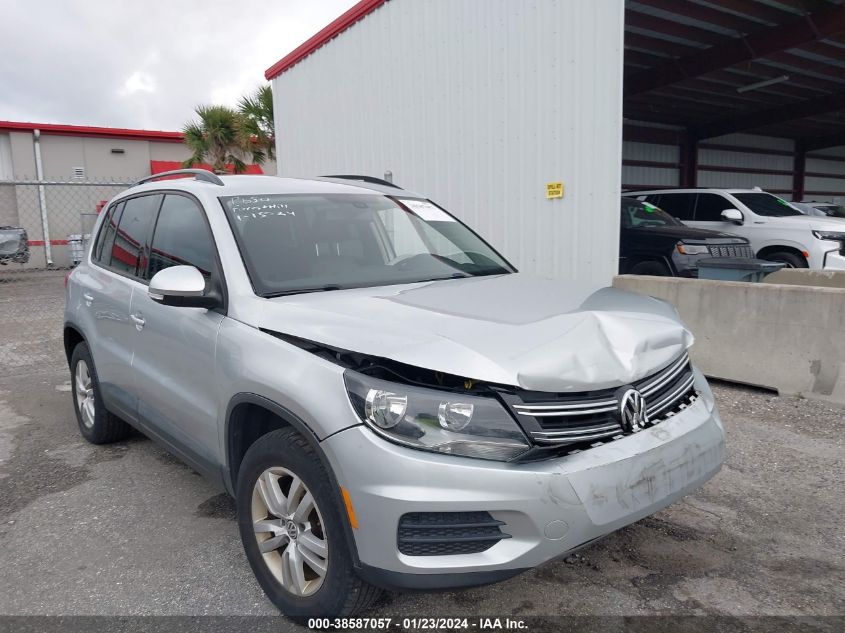 2016 VOLKSWAGEN TIGUAN S - WVGAV7AX5GW030740