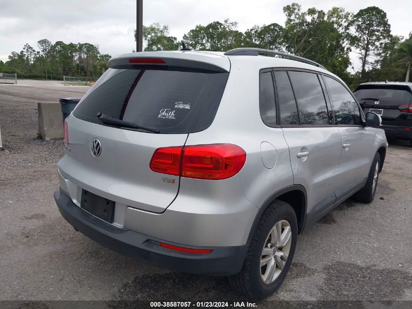 2016 VOLKSWAGEN TIGUAN S - WVGAV7AX5GW030740