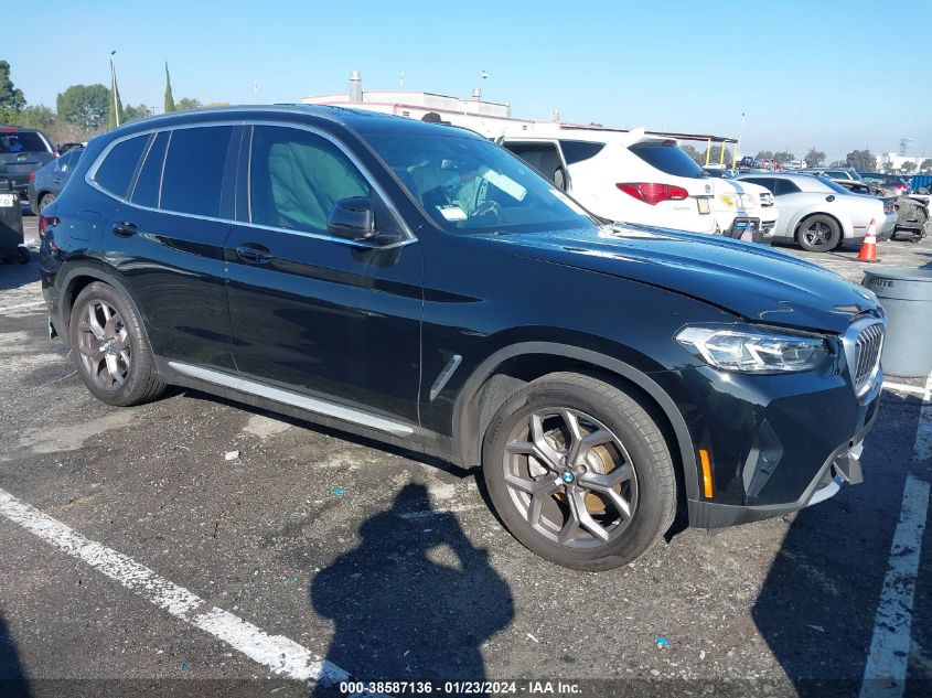 2022 BMW X3 SDRIVE30I - WBX47DP02NN186938