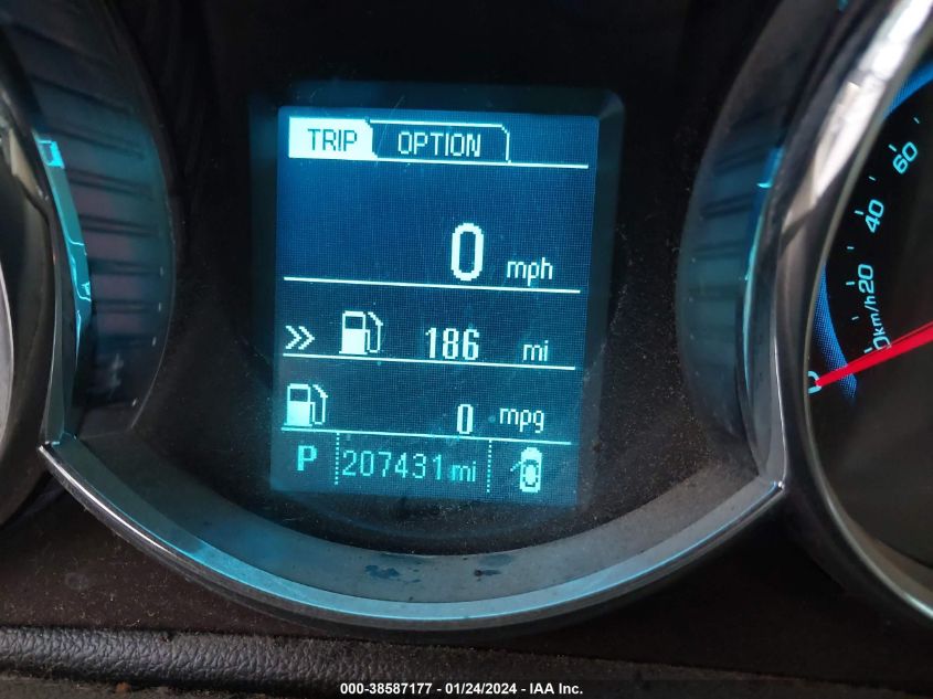 2013 CHEVROLET CRUZE 2LT AUTO - 1G1PE5SB1D7122397