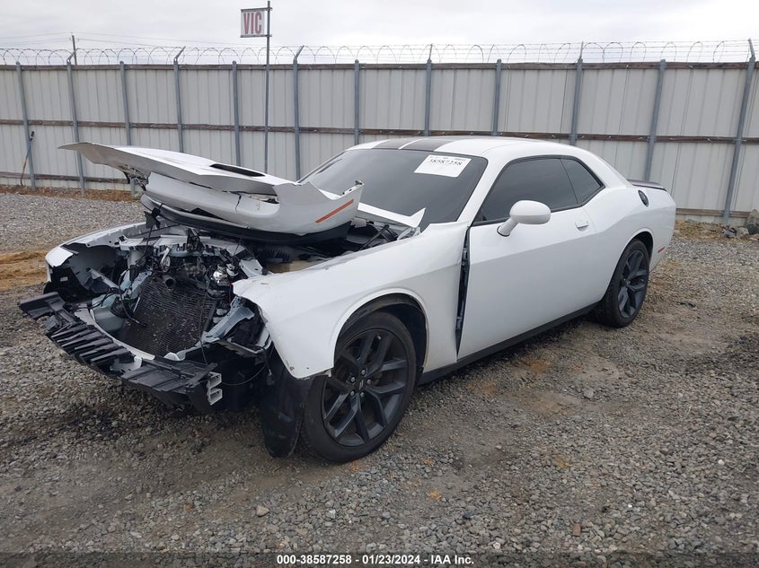 VIN 2C3CDZAGXNH148245 2022 DODGE CHALLENGER SXT