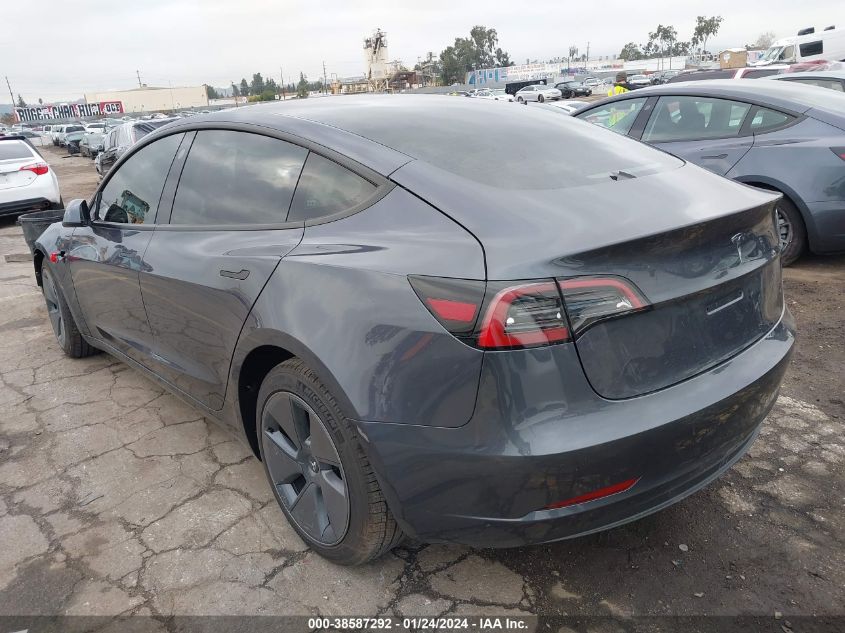 2023 TESLA MODEL 3 REAR-WHEEL DRIVE - 5YJ3E1EA2PF657898