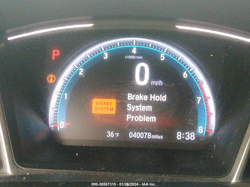 2018 HONDA CIVIC EXL - JHMFC1F76JX033572