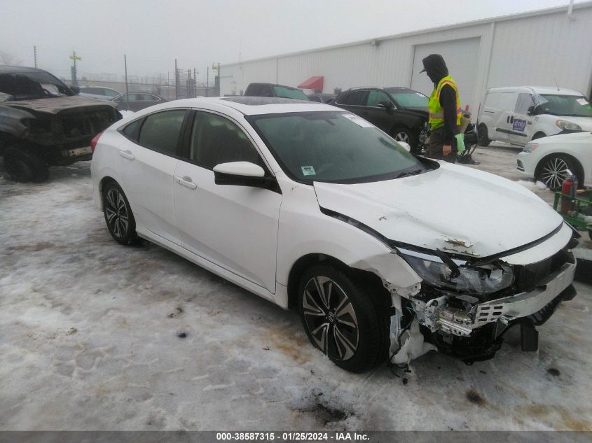 2018 HONDA CIVIC EXL - JHMFC1F76JX033572