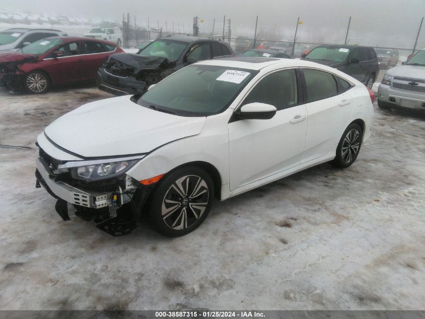 2018 HONDA CIVIC EXL - JHMFC1F76JX033572