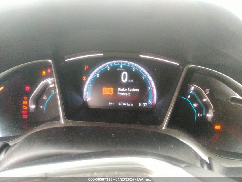 2018 HONDA CIVIC EXL - JHMFC1F76JX033572