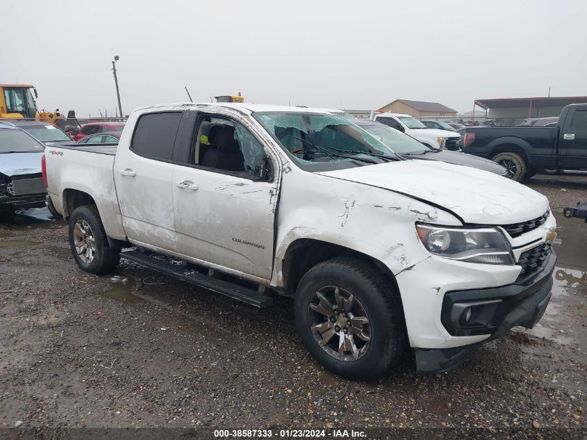 2022 CHEVROLET COLORADO LT - 1GCGTCEN6N1217873