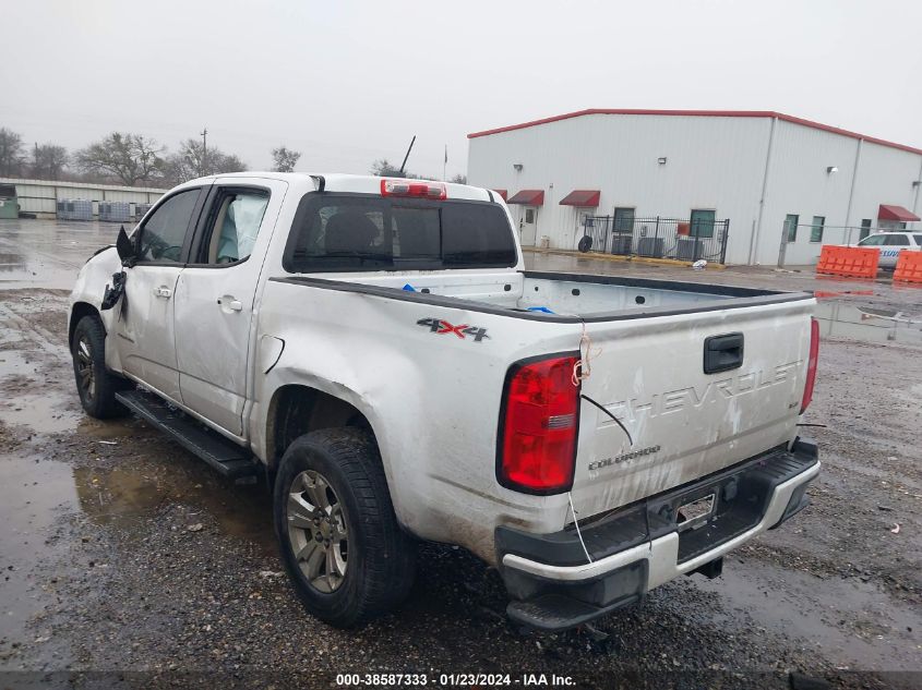 2022 CHEVROLET COLORADO LT - 1GCGTCEN6N1217873