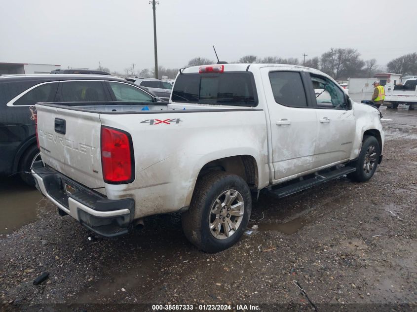 2022 CHEVROLET COLORADO LT - 1GCGTCEN6N1217873