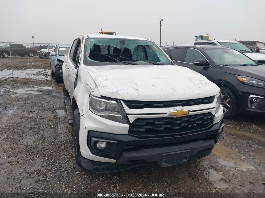 2022 CHEVROLET COLORADO LT - 1GCGTCEN6N1217873