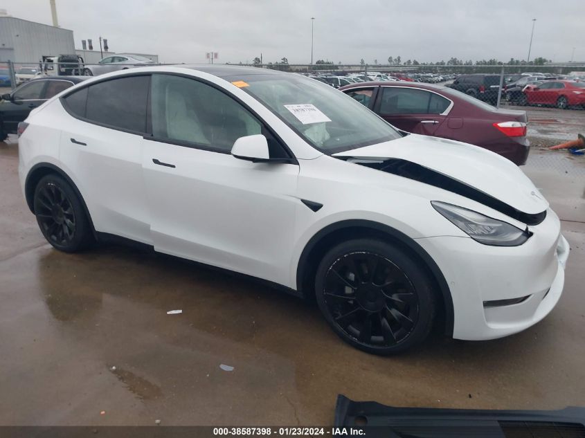 2021 TESLA MODEL Y LONG RANGE DUAL MOTOR ALL-WHEEL DRIVE - 5YJYGDEE9MF179530