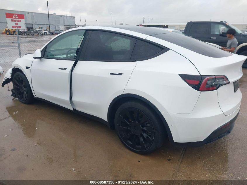 2021 TESLA MODEL Y LONG RANGE DUAL MOTOR ALL-WHEEL DRIVE - 5YJYGDEE9MF179530