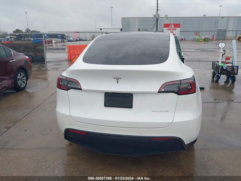 2021 TESLA MODEL Y LONG RANGE DUAL MOTOR ALL-WHEEL DRIVE - 5YJYGDEE9MF179530