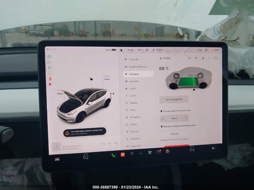 2021 TESLA MODEL Y LONG RANGE DUAL MOTOR ALL-WHEEL DRIVE - 5YJYGDEE9MF179530