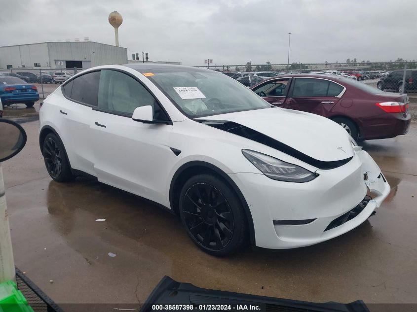 2021 TESLA MODEL Y LONG RANGE DUAL MOTOR ALL-WHEEL DRIVE - 5YJYGDEE9MF179530