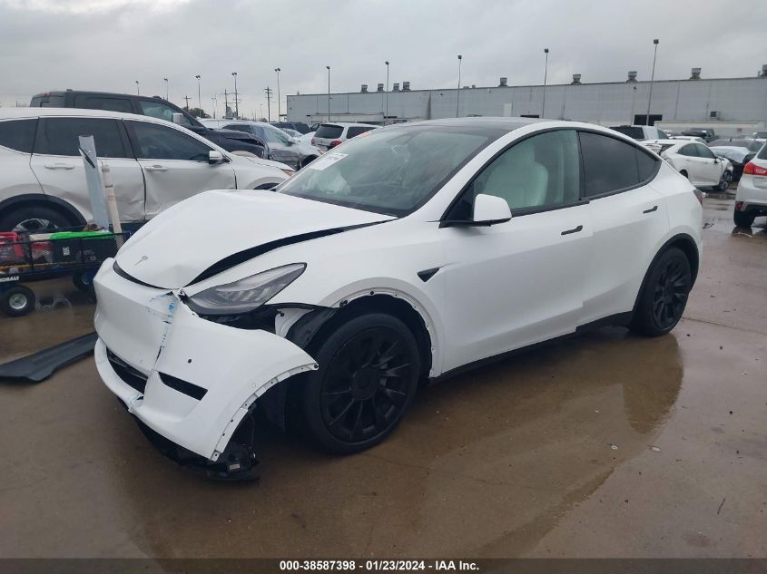 2021 TESLA MODEL Y LONG RANGE DUAL MOTOR ALL-WHEEL DRIVE - 5YJYGDEE9MF179530