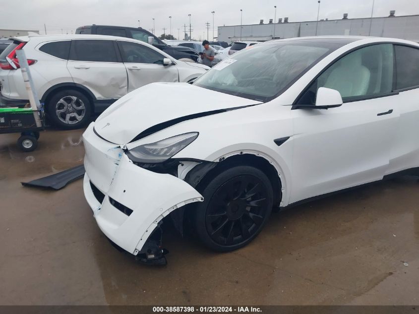 2021 TESLA MODEL Y LONG RANGE DUAL MOTOR ALL-WHEEL DRIVE - 5YJYGDEE9MF179530