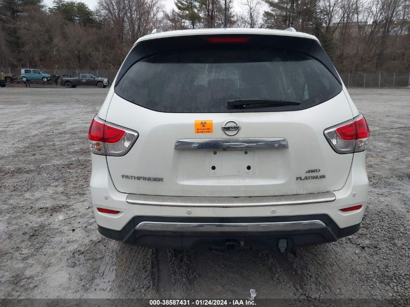 2016 NISSAN PATHFINDER PLATINUM - 5N1AR2MM4GC634418