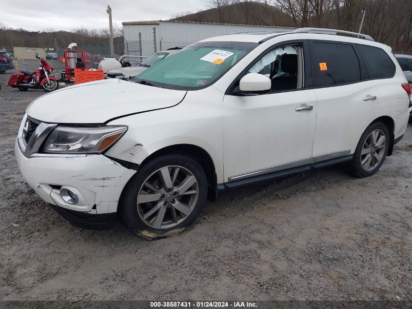 2016 NISSAN PATHFINDER PLATINUM - 5N1AR2MM4GC634418