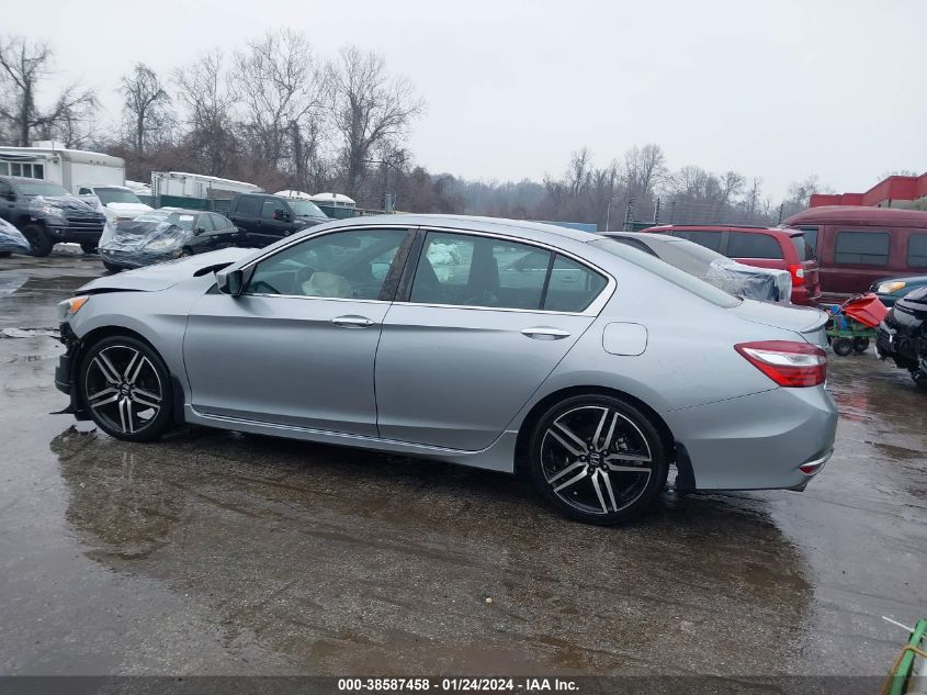 2017 HONDA ACCORD SPORT SE 1HGCR2F17HA296527