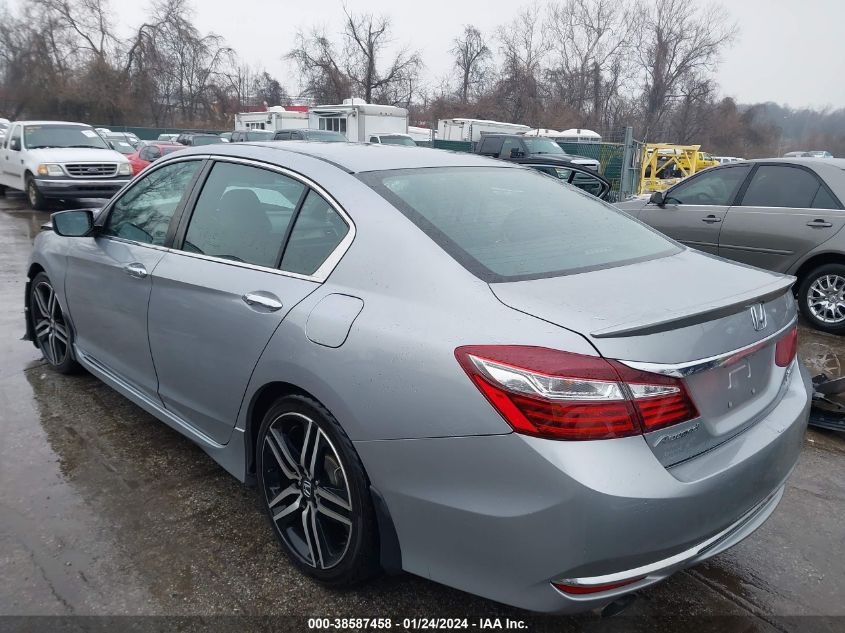 2017 HONDA ACCORD SPORT SE 1HGCR2F17HA296527