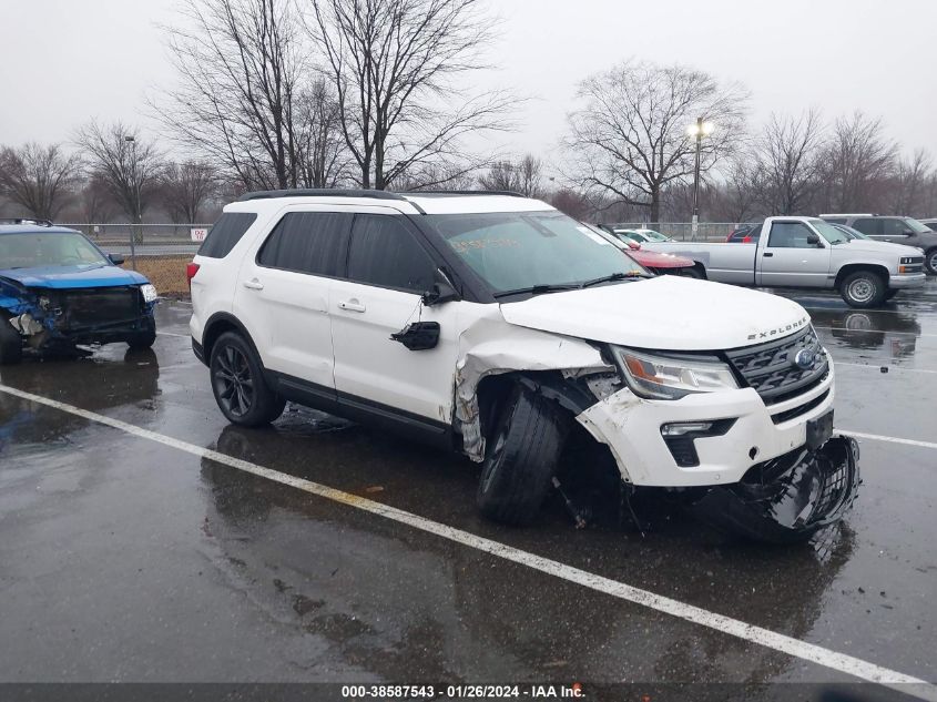 Lot #2539237956 2018 FORD EXPLORER XLT salvage car