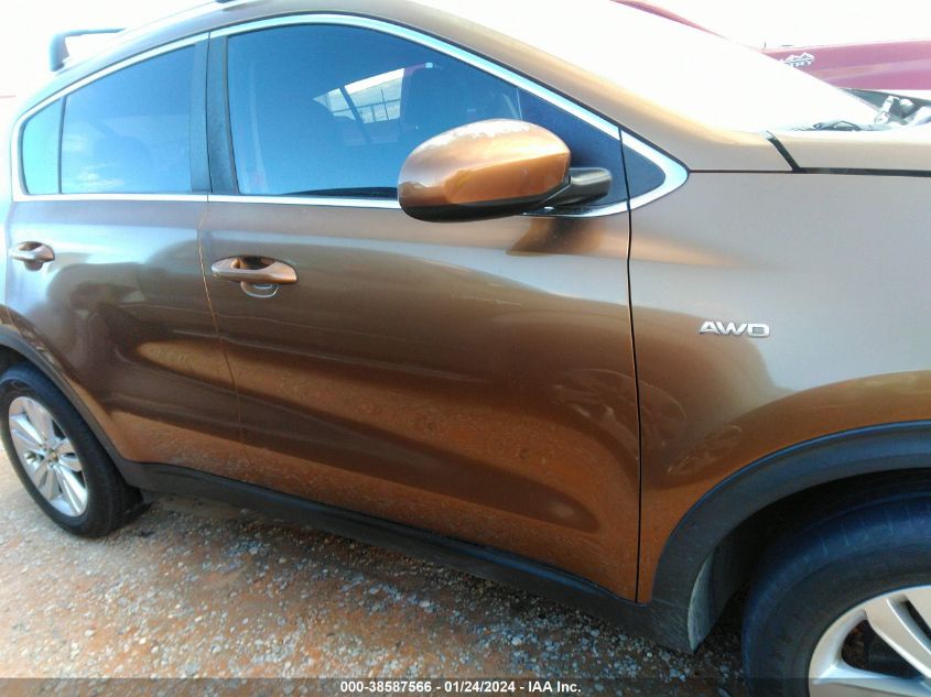 2017 KIA SPORTAGE LX - KNDPMCAC2H7072981