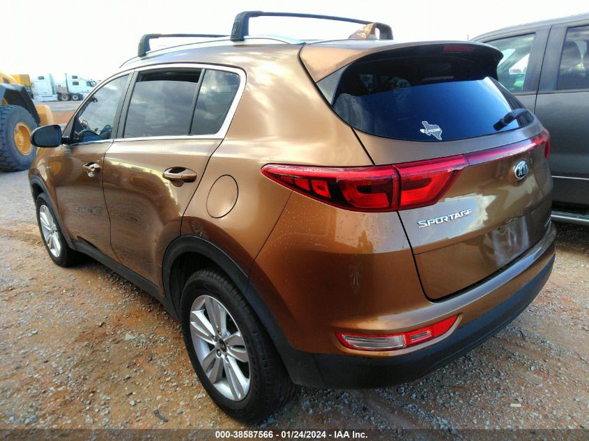 2017 KIA SPORTAGE LX - KNDPMCAC2H7072981