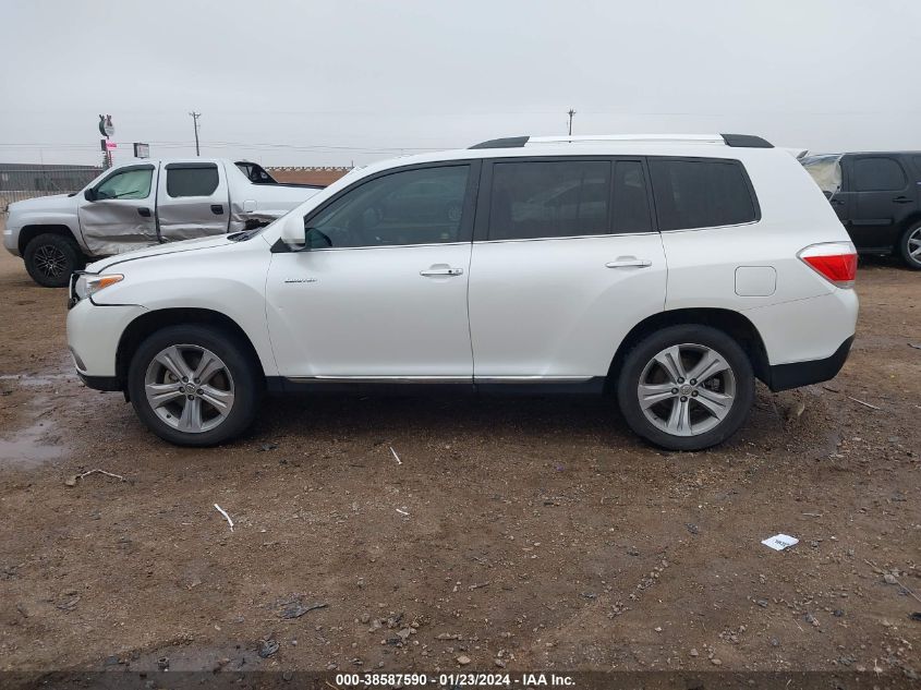 2013 TOYOTA HIGHLANDER LIMITED V6 - 5TDYK3EH2DS131561