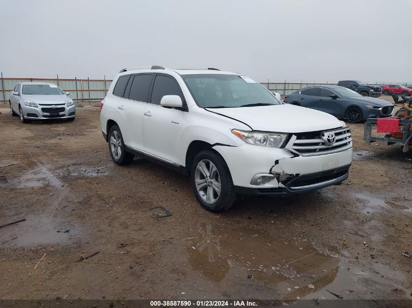 2013 TOYOTA HIGHLANDER LIMITED V6 - 5TDYK3EH2DS131561