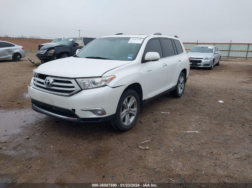 2013 TOYOTA HIGHLANDER LIMITED V6 - 5TDYK3EH2DS131561