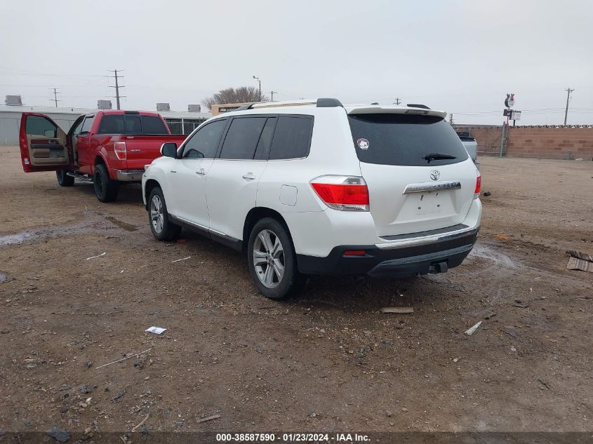 2013 TOYOTA HIGHLANDER LIMITED V6 - 5TDYK3EH2DS131561
