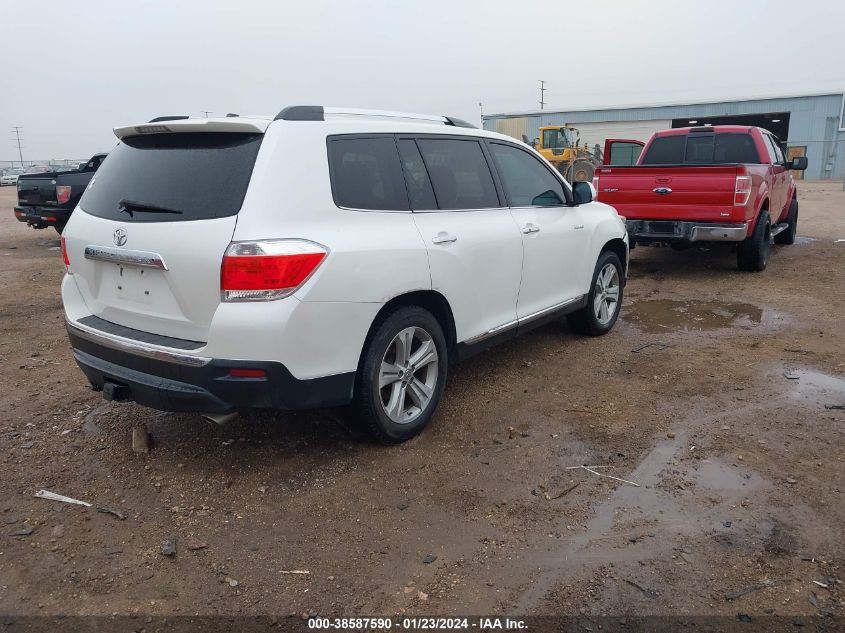 2013 TOYOTA HIGHLANDER LIMITED V6 - 5TDYK3EH2DS131561