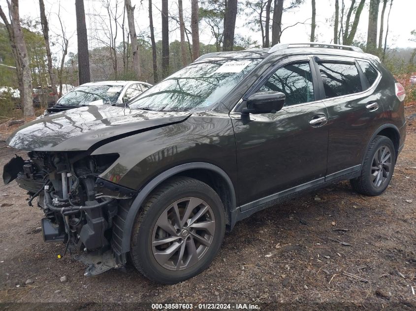 2016 NISSAN ROGUE S/SL/SV - 5N1AT2MV9GC787743