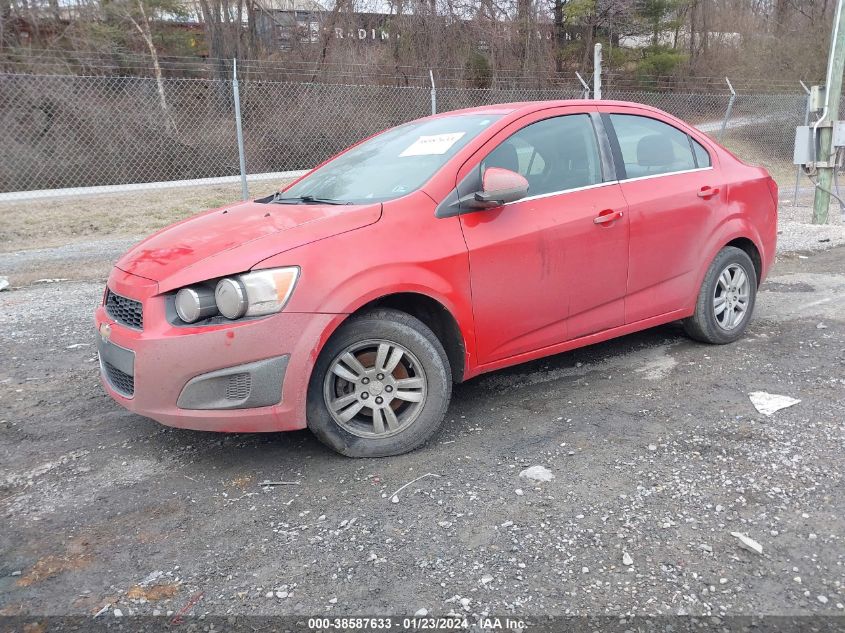 2014 CHEVROLET SONIC LT AUTO - 1G1JC5SH8E4198976