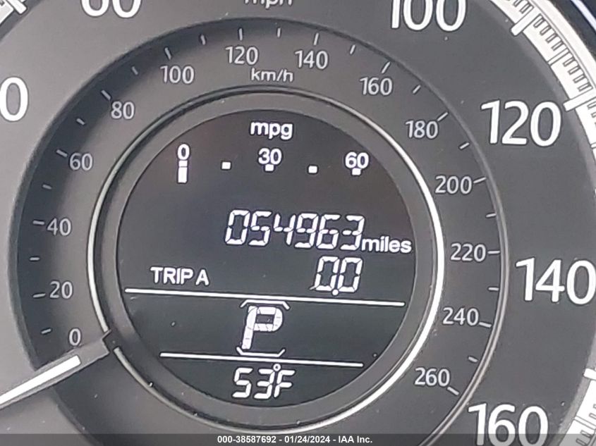 2014 HONDA ACCORD EXL - 1HGCR2F88EA009477