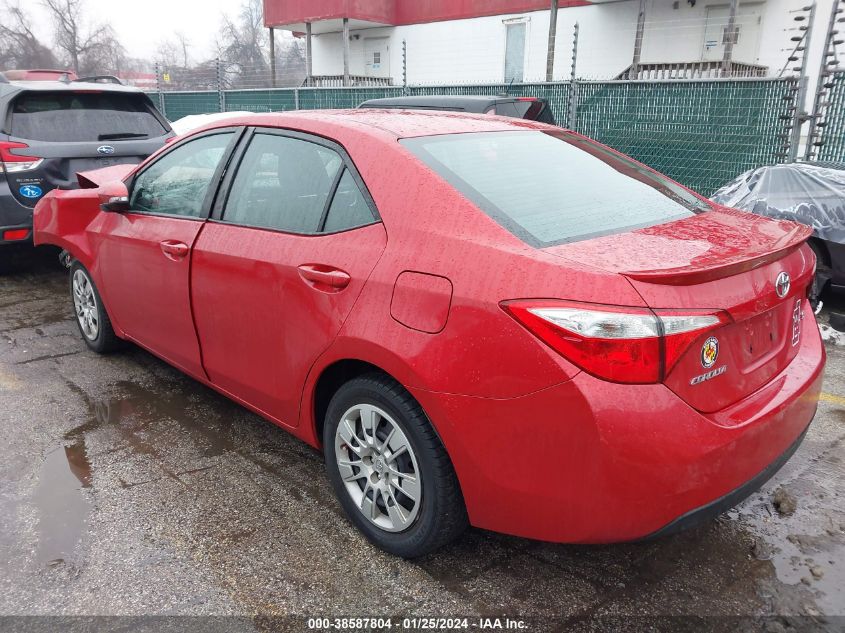 2015 TOYOTA COROLLA L/LE/LE PLS/PRM/S/S PLS - 2T1BURHE7FC327186