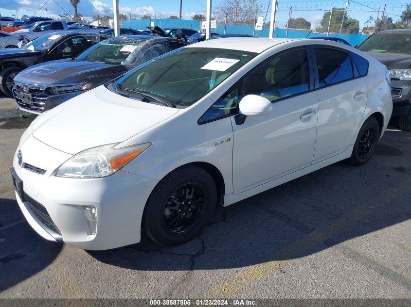 2013 TOYOTA PRIUS - JTDKN3DU7D0356296