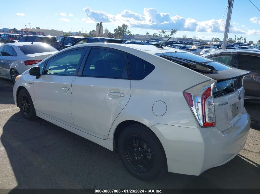 2013 TOYOTA PRIUS - JTDKN3DU7D0356296