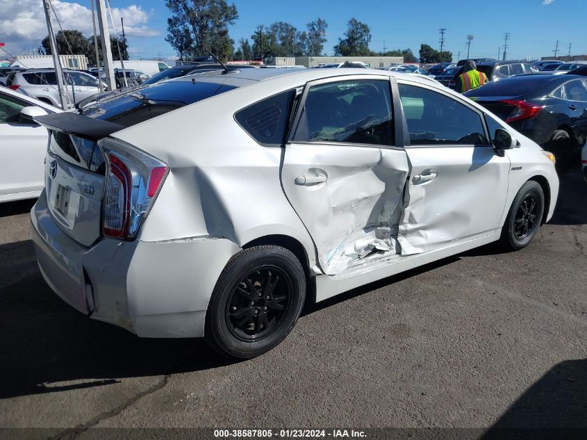 2013 TOYOTA PRIUS - JTDKN3DU7D0356296