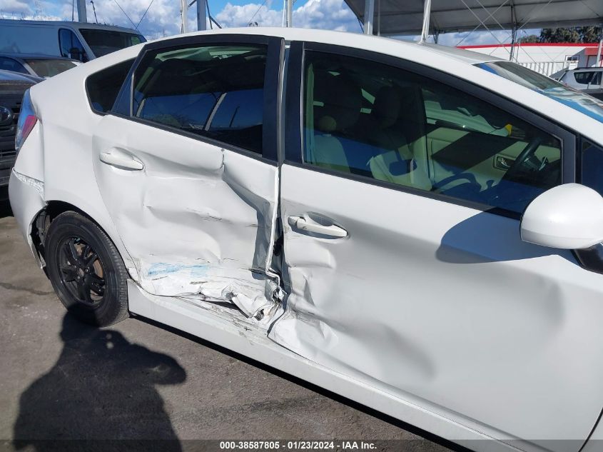2013 TOYOTA PRIUS - JTDKN3DU7D0356296